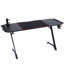 Bureau d'ordinateur en bois massif Harshni
