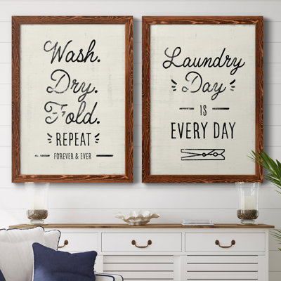 " Laundry Room I " 2 - Pieces