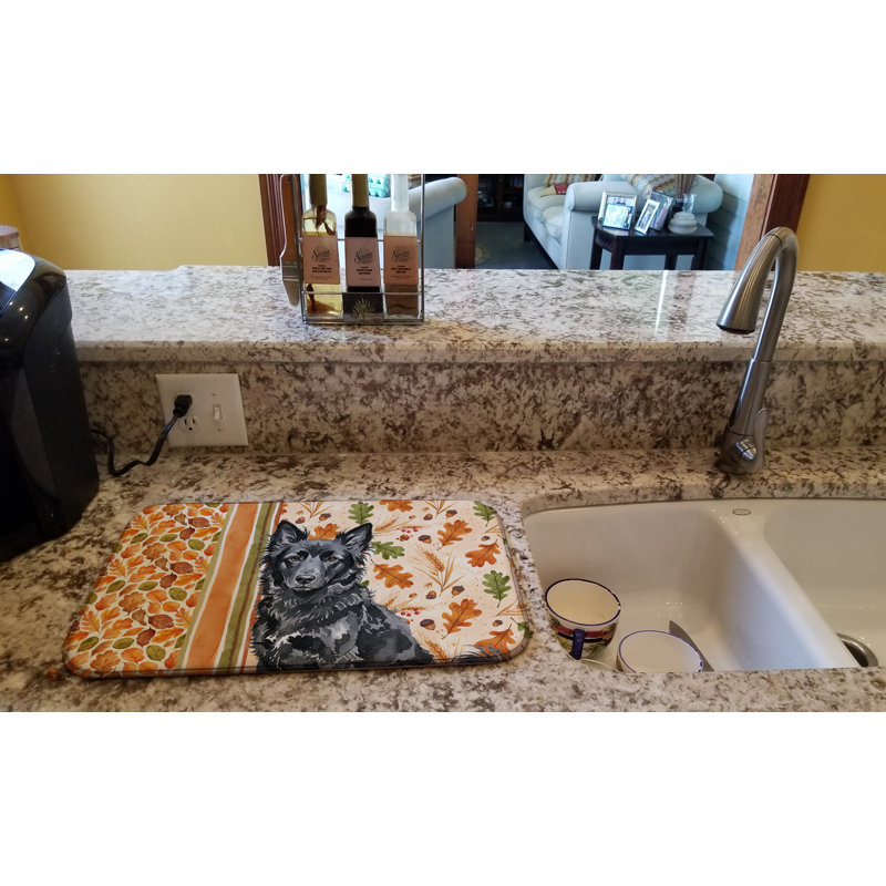 Mudi Heirloom Fall Dish Drying Mat