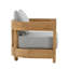 Fauteuil d'extérieur Kempson, toile Sunbrella teck FSC-110441391