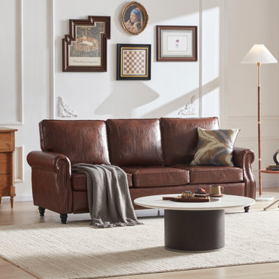 Amarius 80" Wide Rolled Arm Sofa