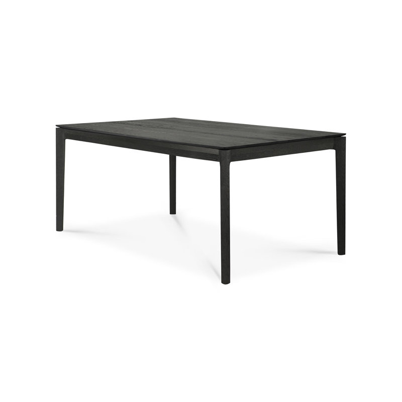 Bok Solid Wood Dining Table, 30"H x 86.6"L x 35.5"W, Varnished Oak