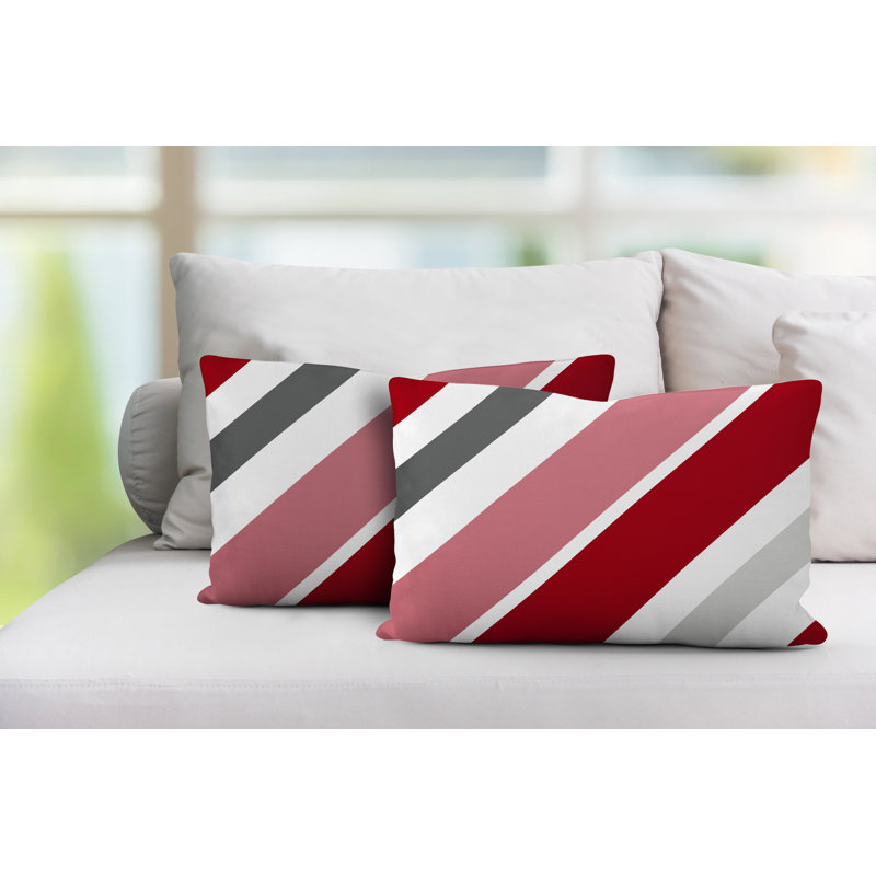 Coussin lombaire intérieur / extérieur Manda, Rouge