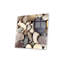 Impression de galets bruns sur verre acrylique-627109622