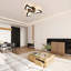 Brianie 33W 3-Head Led Flush Mount Ceiling Light-2046211348-2046211346