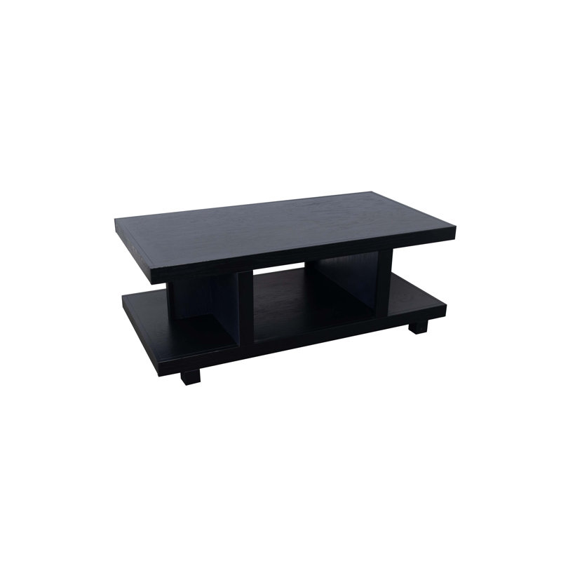 Table basse Laurel Canyon, aucun assemblage requis, Noir