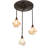Metro Fusion 3 - Light Craftsman Brown Unique/Statement Pendant