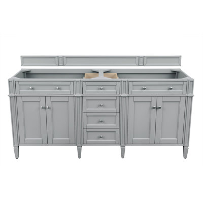Dussault 72'' W Double Bathroom Vanity Base