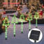 Ensemble de 5 lumières de sentier de Noël décoratives pour l'extérieur, 8 modes, lumières d'arbre de Noël, bonbons, piquets de jardin, étanches-120547638