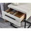 Bureau céleste moderne, blanc - Élégante table de travail Solution polyvalente pour l'espace de vie. Placage. H 17,83 po x P 17 po 24 H-403806142