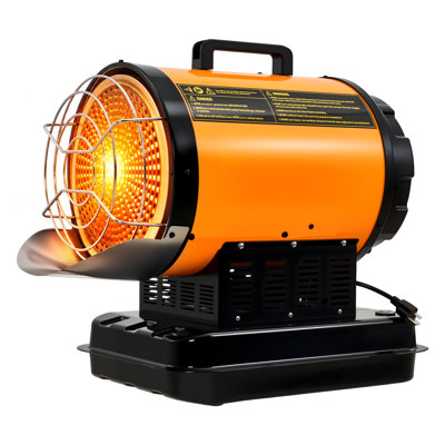 SPECRAFT 80K BTU Industrial Radiant Heater, 4-Gal Tank, Kerosene/Diesel