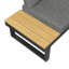 Outdoor Conversation Set 6 Places With  2 Sofas, 1 Bench And 1 Table Grey