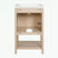 Meuble-lavabo de salle de bain avec lavabo, porte à fermeture douce et tablette inférieure