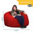 Bean Bag Chair, Oversized Indoor Comfy Lounger, Suede-972704449-972704451