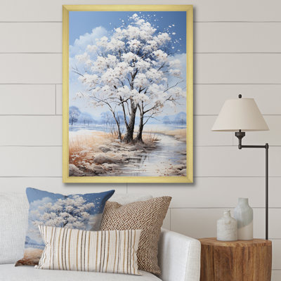 «White Maple Trees Landscape» sur toile