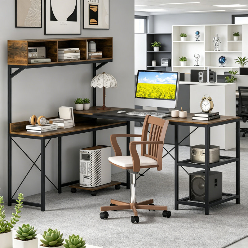 L-Shaped Computer Desk