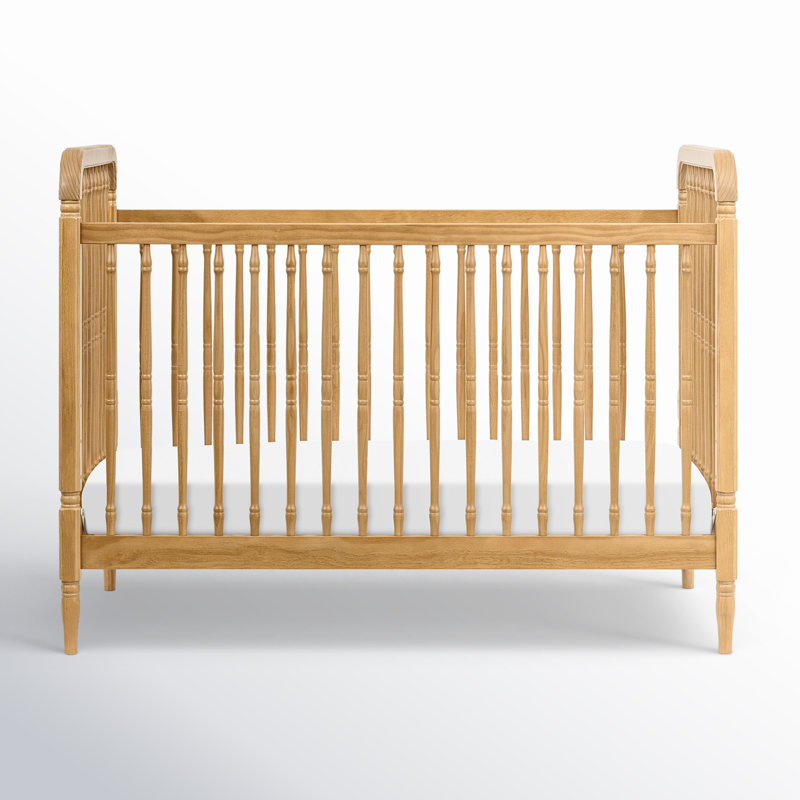 Liberty 3-in-1 Convertible Spindle Crib, Honey