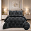 Bridal Jacquard Bedspread With Pillow Sham Set, Floral Printed Coverlet, Decorative Luxury All-Season Bedding-113762148