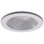 4'' White Shower Recessed Trim