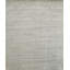 Tapis unique en laine et viscose beige fait à la main Maya-978528325