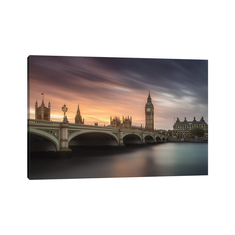 Big Ben, London by Carlos F. Turienzo - Wrapped Canvas Gallery-Wrapped Canvas Giclée, 20.32 cm H x 30.48 cm W