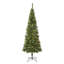 The Holiday Aisle® Pre-lit Artificial Linden Spruce Slim Wrapped Tree-1780407797