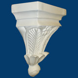 Acanthus 9'' H x 6.88'' W x 11.5'' D Urethane Bracket / Corbel