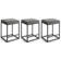 Romigh Upholstered Counter Stool with Metal Frame (Set of 3)
