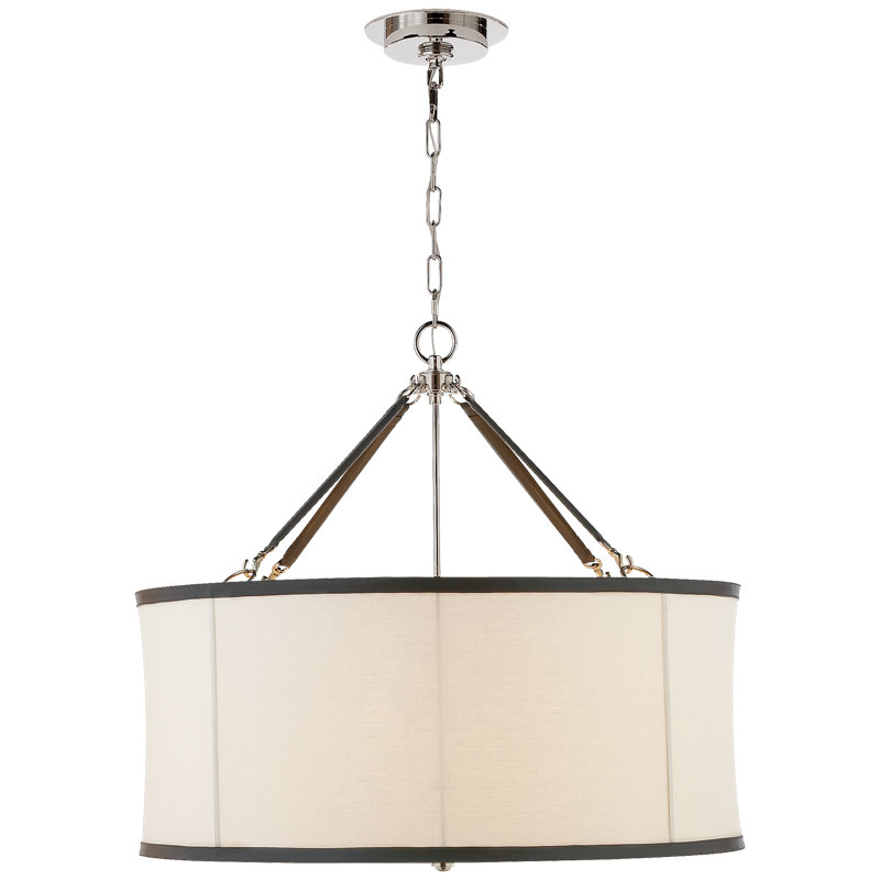 Broomfield 4 - Light Chandelier, Polished Nickel