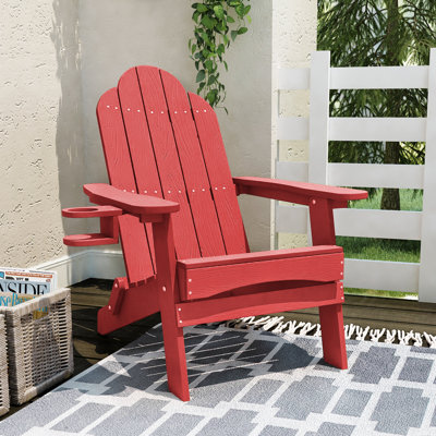 Chaise Adirondack pliante en plastique