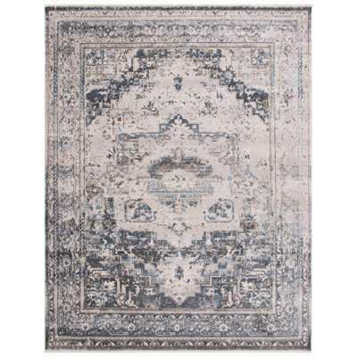 Tapis performance ivoire / bleu