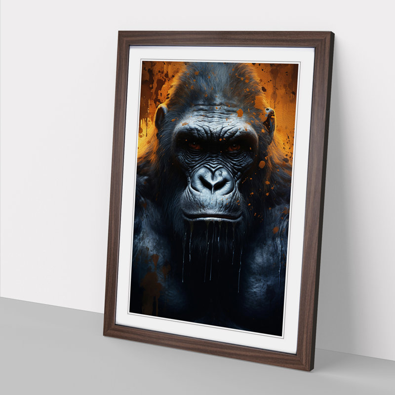 Gorilla Realism - Framed Print, 64cmH x 46cmW