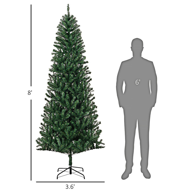 Sapin de Noël artificiel 8 'Tall