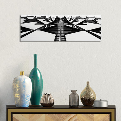 Scraper Look Up by David Gardiner - Panoramic Gallery-Wrapped Canvas Giclée on Canvas