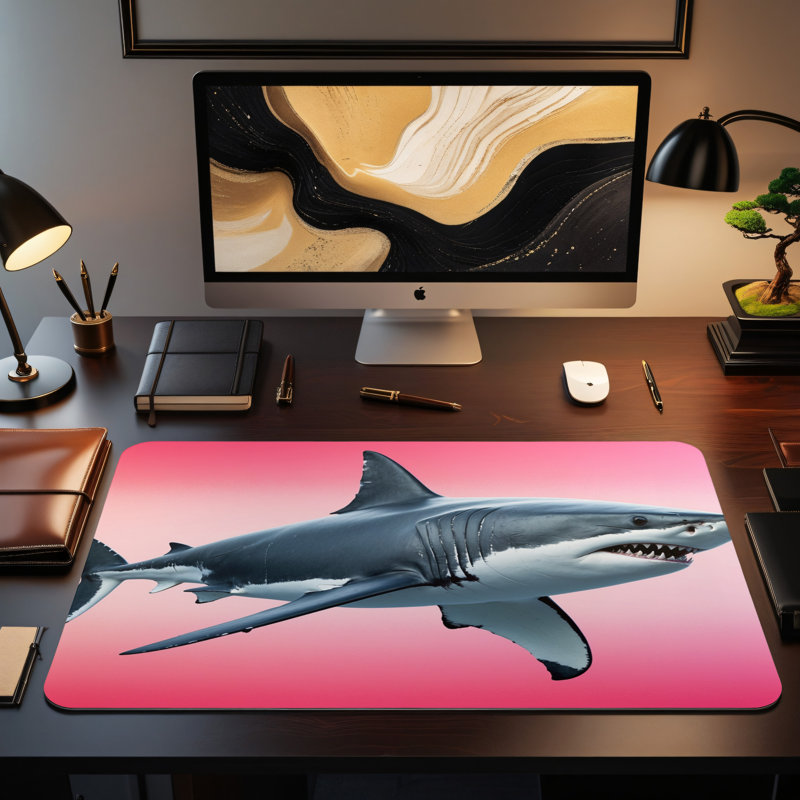 Polyester Desk Pad, 31.5x15.5