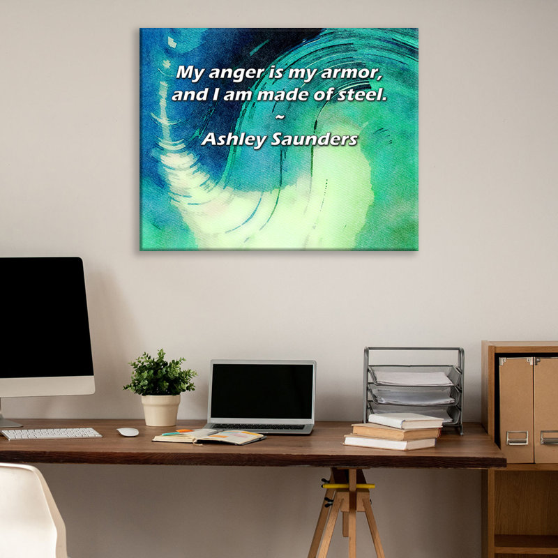 Artsy Quote By Ashley Saunders Gallery Wrapped Canvas, 17" H x 24" W