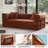 78.8" Upholstered Loveseat Convertible Sleeper Sofa Bed With 2 Pillows, Compression Sofa With Metal Frame and Folding Mattress Couch Removable Washable-114193244