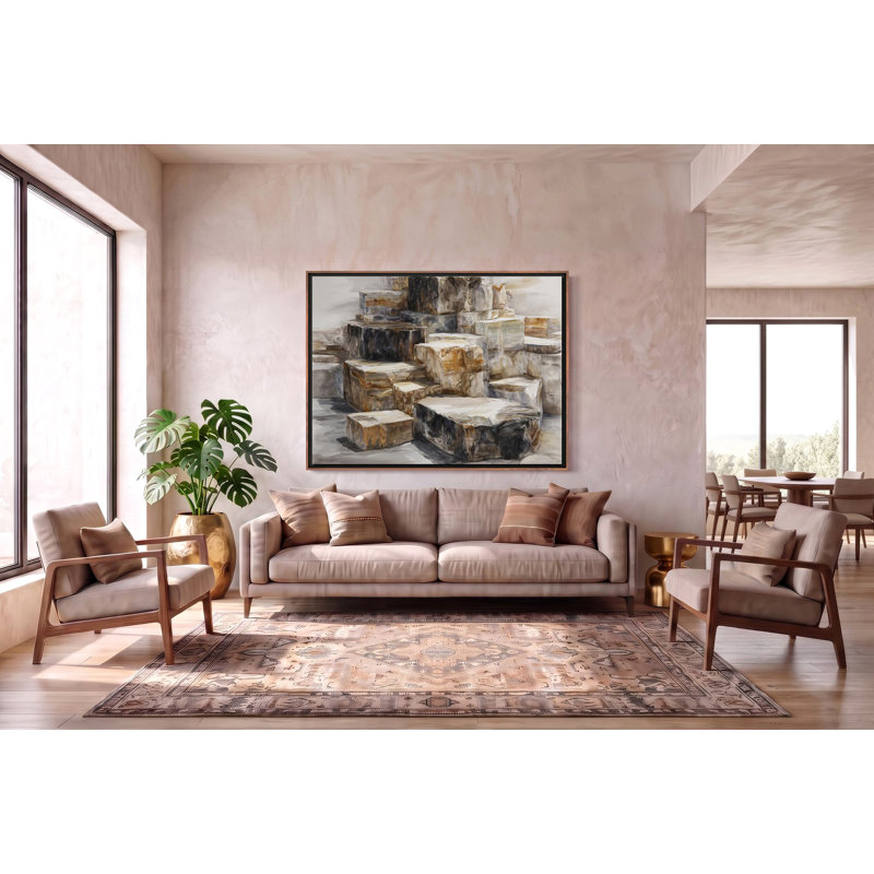 Petrified Ascent, 53" H x 40" W