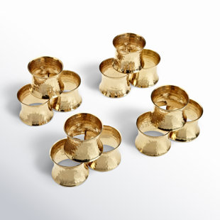 Hammered Napkin Ring (Set of 12)