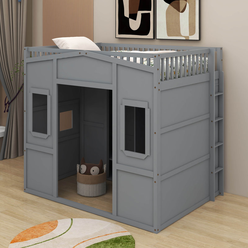 Lit mezzanine pleine grandeur avec garde-robe
