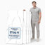 Panneaux muraux gris imitation marbre 23,6 po x 47,2 po Falkirk Irvine II gris-blanc (paquet de 4)-118110618