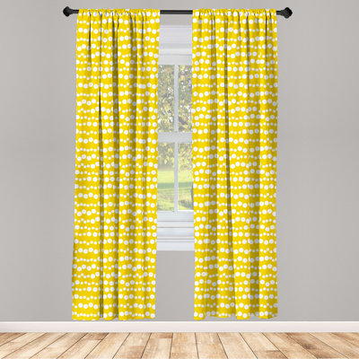 Bubble Semi-Sheer Rod Pocket Curtain Panel