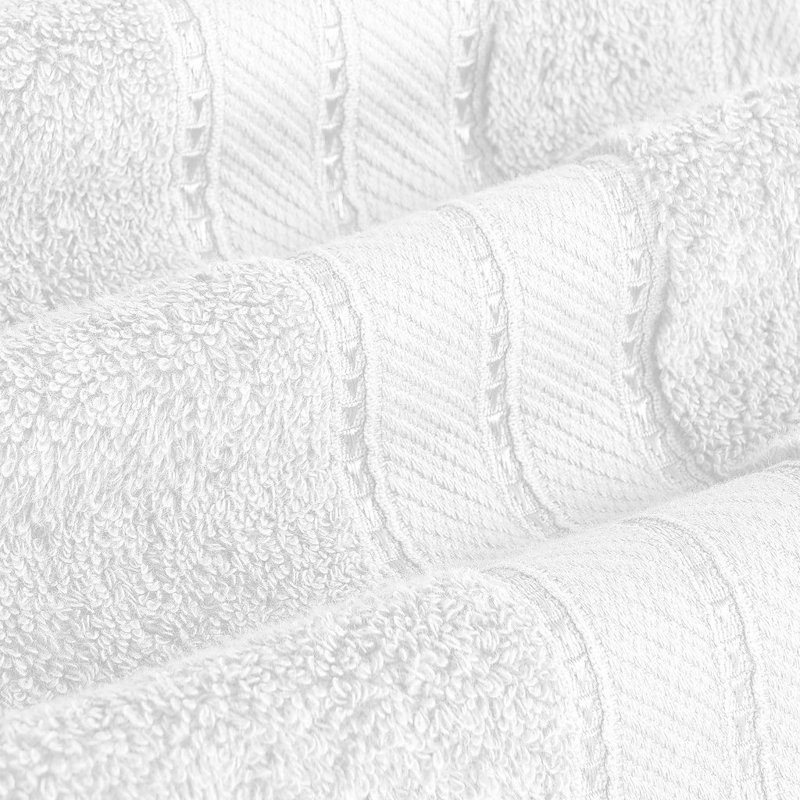 Modern Threads - Spun Loft 18-Piece 100% Combed Cotton Towel Set - Bath Towels, Hand Towels, & Washcloths - Super Absorbent & Quick Dry - 600 GSM - Soft & Plush