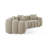 Ollis Minimore Modern Style 126.77" W Modular Curved Shape Type3 4s Sofa-122499735