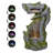 Waterfall in Realistic Tree Bark Fountain with LED Lights