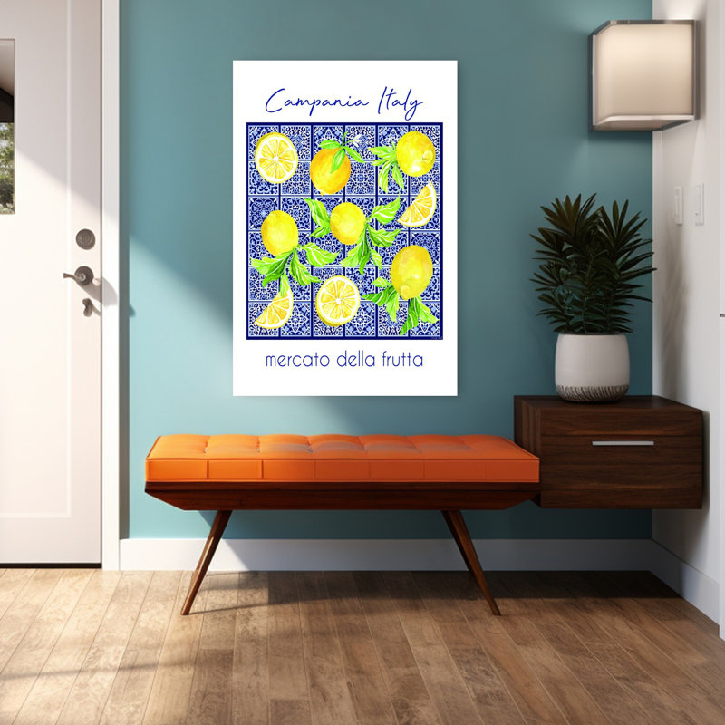 Art contemporain Contemporary Coastal Fruit, H 48 po x l 32 po