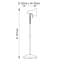 Eichler 161cm Arched Floor Lamp with Adjustable head-33765769