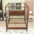 Canopy Bed Frame with Creative 4-Post Design-258627812