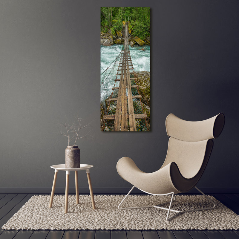 Suspension Bridge - Wrapped Canvas Print
