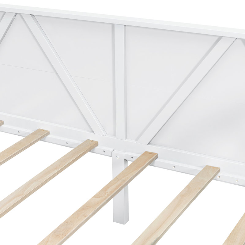 Lit de jour simple blanc, idéal pour la détente, la construction, l'espace sous le lit pour ranger des articles présentant une apparence élégante, une fonction multifonctionnelle pour se reposer à la maison, une structure stable